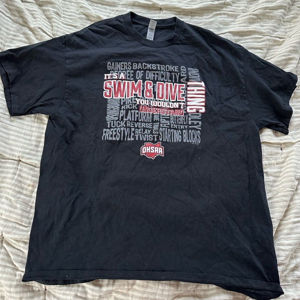 Black Graphic Men's T-Shirt